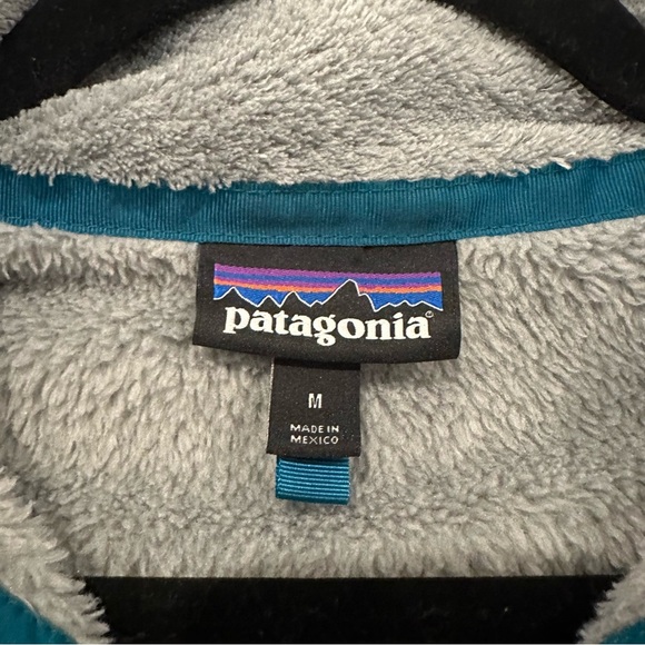 Patagonia Women's Fleece Re-Tool Snap-T Pullover size medium grey blue 25442 - Picture 4 of 10